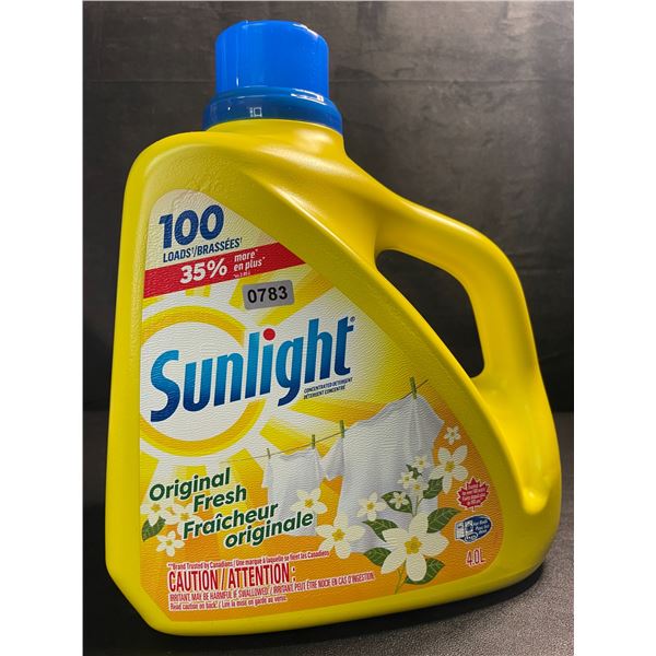 1 Large Jug of Sunlight Original Fresh Liquid Laundry Detergent - 4.0L (100 Loads) - Brand New!