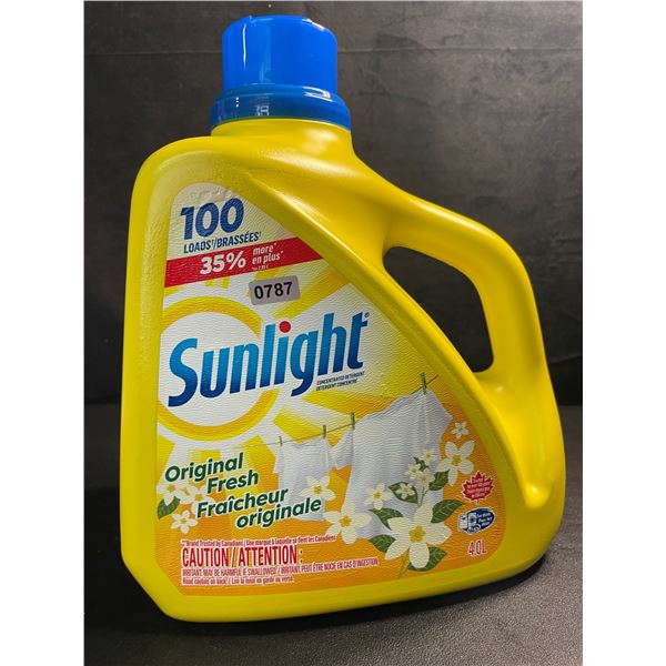 1 Large Jug of Sunlight Original Fresh Liquid Laundry Detergent - 4.0L (100 Loads) - Brand New!