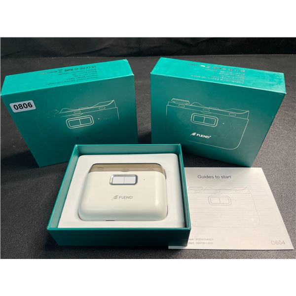 2 Flend Automatic Baby Nail Clippers - 2-in-1 Electric Nail Clippers - Rechargeable - 2 Speeds - New