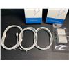 Image 2 : 2 Boxes of iPhone Fast-Charging Cables (Type-C to Lightning); 3 Cords & 2 Wall Blocks Per Box! New
