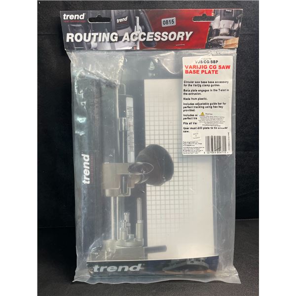 1 Trend Varijig CG Saw Base Plate/Routing Accessory - New