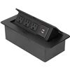 Image 1 : 1 Recessed Flush Mount Power Strip Bar w/ USB Ports - Brand New!