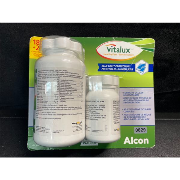 1 Alcon Vitalux Healthy Eyes Blue Light Protection Ocular Multivitamin Pack - New Sealed