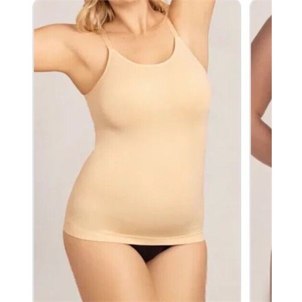 2 Shapermint Essentials All Day Every Day Scoop Neck Shapewear Cami Tanks - Size Large - New!