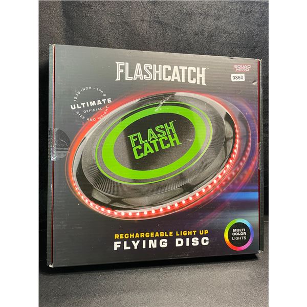 1 Flashcatch Rechargeable Light-Up Flying Disc - Brand New