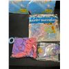 Image 2 : 4 Packs of Mermaid Theme Birthday Party Supplies (Balloons, Banners, Decor, etc.) - New