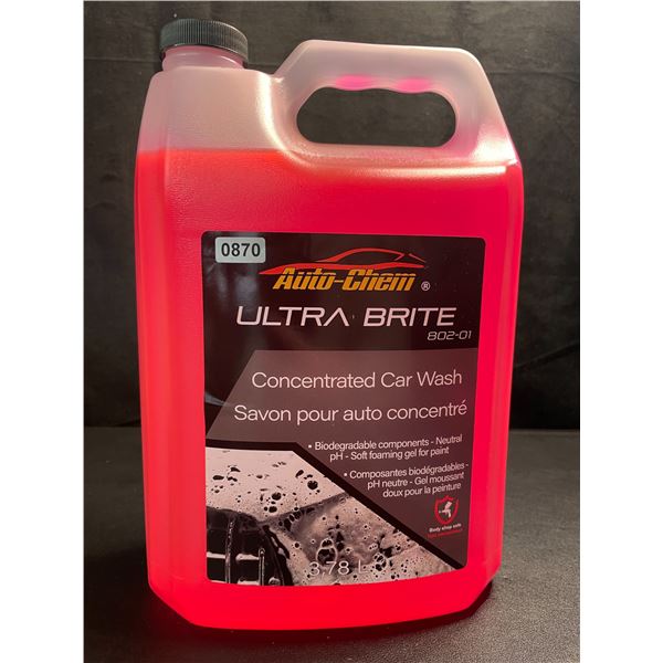 1 Jug of AutoChem Ultra Brite Concentrated Car Wash - 3.78L - New!