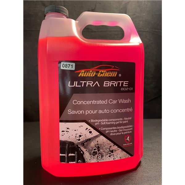 1 Jug of AutoChem Ultra Brite Concentrated Car Wash - 3.78L - New!