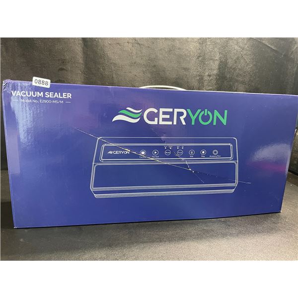 1 Geryon Vacuum Sealer Machine - New - (Includes Roll of Vacuum Sealing Bags)