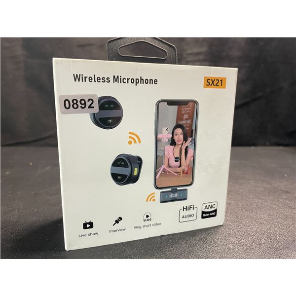 1 Wireless Microphone Set for iPhone (Lightning Connector) - New