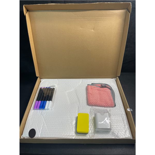 1 Transparent Acrylic Magnetic Calendar Board Set - 16" x 12" Size - New