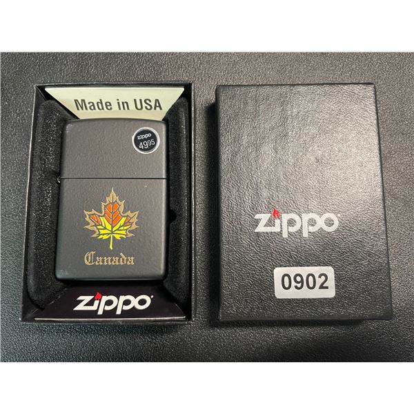 1 Zippo Maple Leaf Canada Windproof Lighter - Brand New in Box!