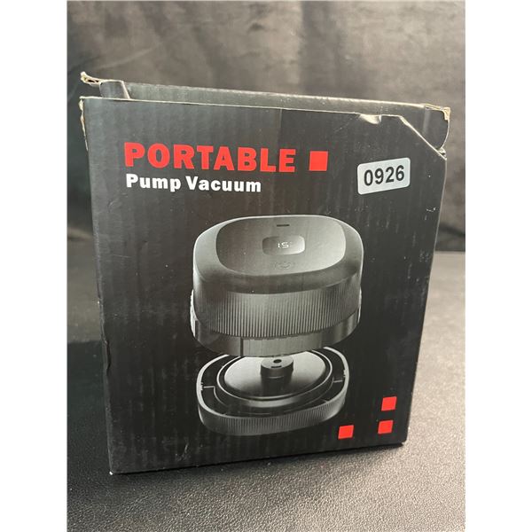 1 Portable Pump Vacuum - New