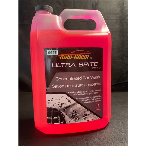 1 Jug of AutoChem Ultra Brite Concentrated Car Wash - 3.78L - New!