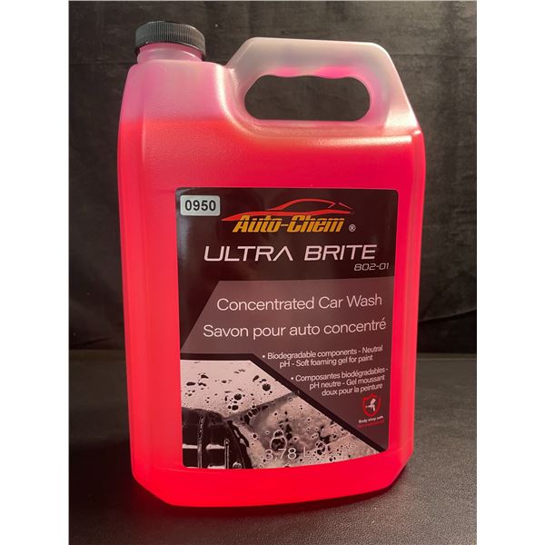 1 Jug of AutoChem Ultra Brite Concentrated Car Wash - 3.78L - New!