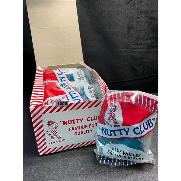 1 Box of "Nutty Club" Blue Whale Candies - 12 Packs x 150g each - New Sealed