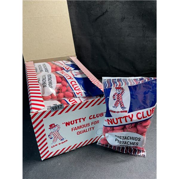 1 Box of "Nutty Club" Red Pistachios - 12 Packs x 100g each - New Sealed