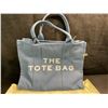 Image 1 : 1 Canvas 'The Tote Bag' Handbag Travel Bag/Purse - Blue - 12.6" x 10.2" x 5.9" Size - Brand New