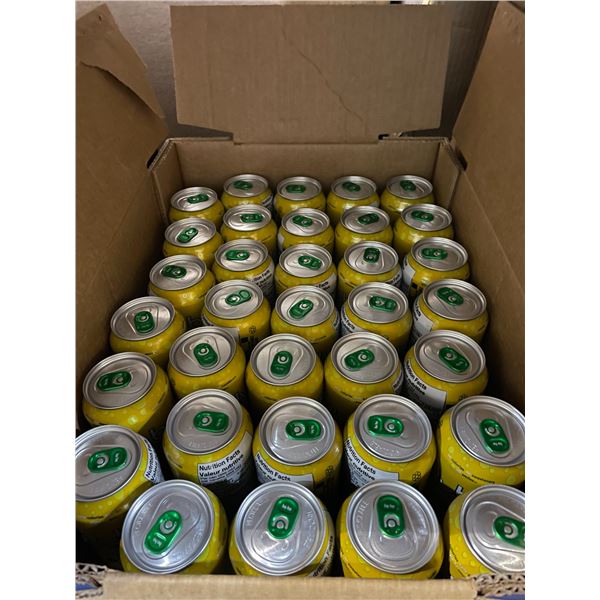 46 Single Cans of Pineapple Bubly Sparkling Water Beverages - 355ml Each