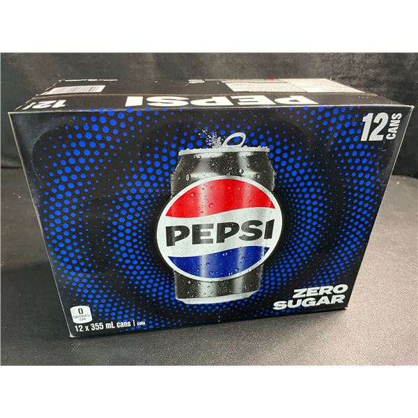 1 Case of Pepsi Zero Sugar Soda - 12 x 355ml Cans