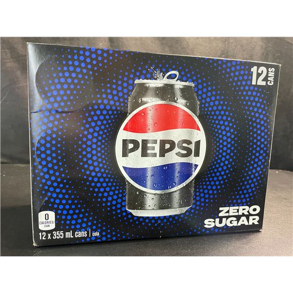1 Case of Pepsi Zero Sugar Soda - 12 x 355ml Cans