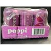 Image 3 : 1 Case of Poppi Doc Pop Prebiotic Sparkling Soda Beverages - 12 x 355ml Cans