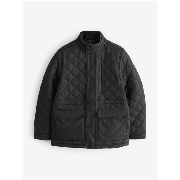 Threadbare Dark Black Long Sleeve Textured Knitted Jacket - New