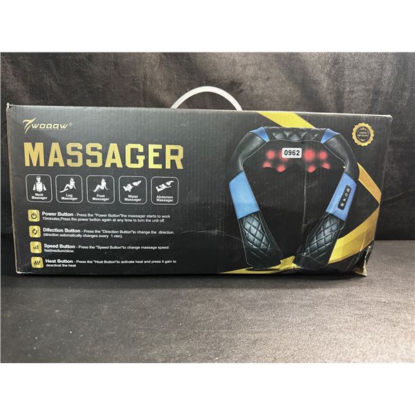 Shiatsu Neck and Back Massager with Heat - New