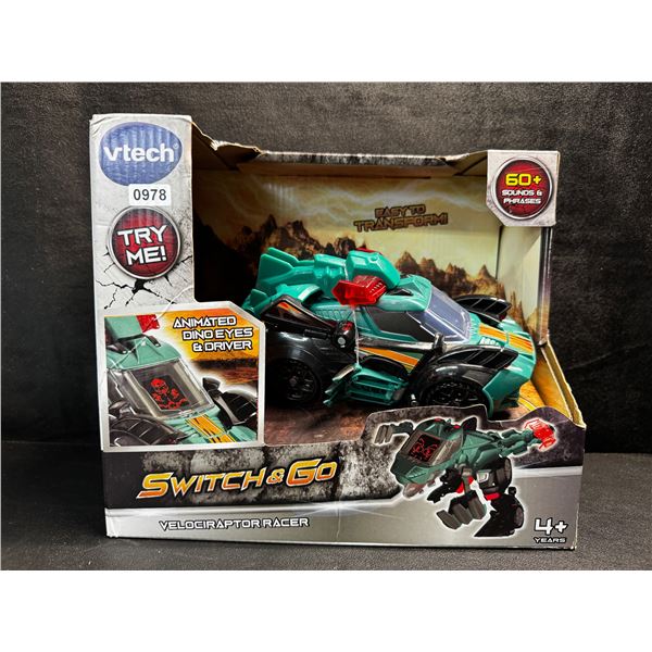 Vtech Switch and Go Transforming Velociraptor Racer - New