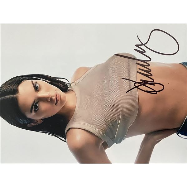 Kendall Jenner signed photo