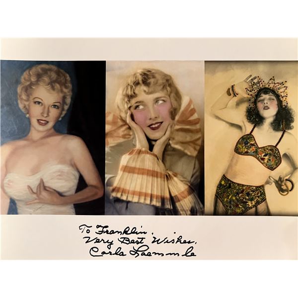 Carla Laemmle signed photo