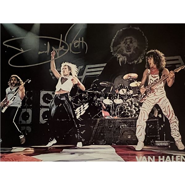 Van Halen David Lee Roth signed photo