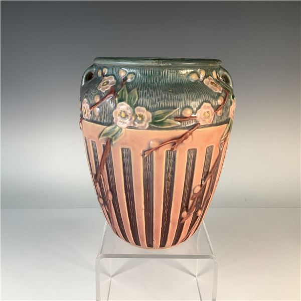 Roseville Pottery Vase, Cherry Blossom Pattern