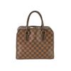 Image 5 : Louis Vuitton Damier Ebene Canvas Leather Triana Handbag