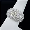 Image 3 : 5.00 ctw G to H COLOR VS1 to VS2 CLARITY Diamond 14K White Gold Ring