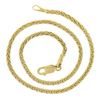 Image 2 : Italian 14k Gold 9.75" 2.2mm Polished Wheat Link Chain Ankle Bracelet Anklet