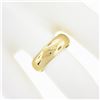 Image 3 : Unisex Classic 14K Gold 6mm Wide Plain Dome Polished Stackable Wedding Band Ring