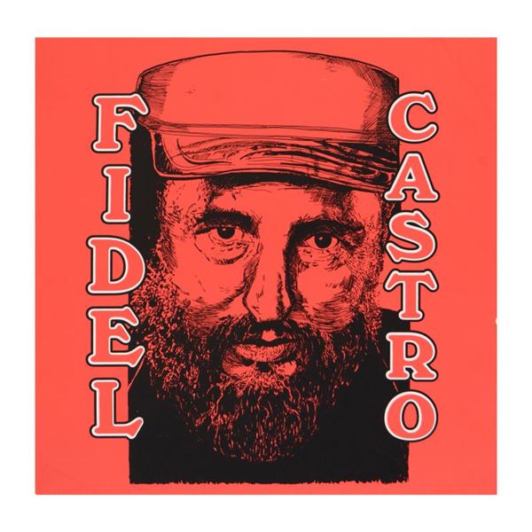 Fidel Castro by Steve Kaufman (1960-2010)