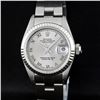 Image 1 : Rolex Ladies Stainless Steel Slate Grey 26MM Oyster Band Wristwatch