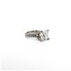 Image 2 : 5.02 ct. EGL USA Diamond Wedding Engagement Ring - 14KT White Gold