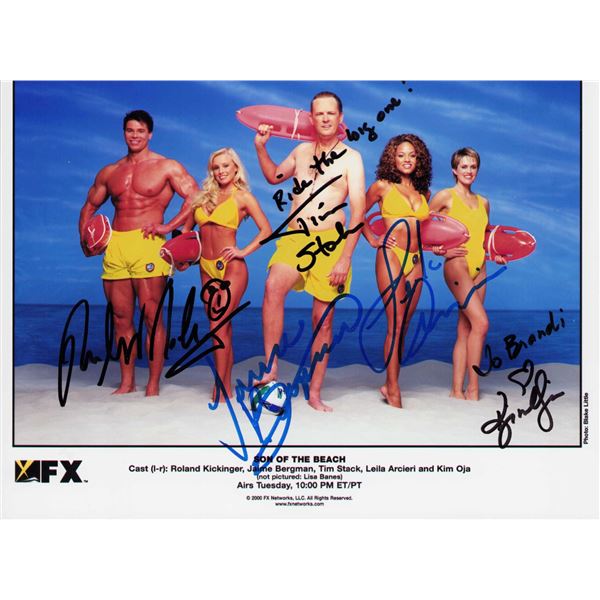 Son Of The Beach cast signed photo