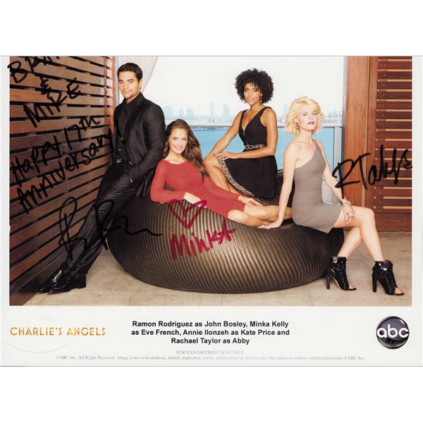 Charlie's Angels cast signed photo