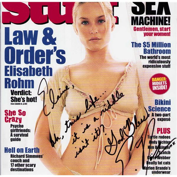 Elisabeth Rohm signed magazine sexy