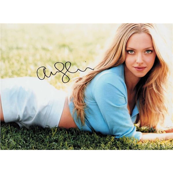 Amanda Seyfried signed photo