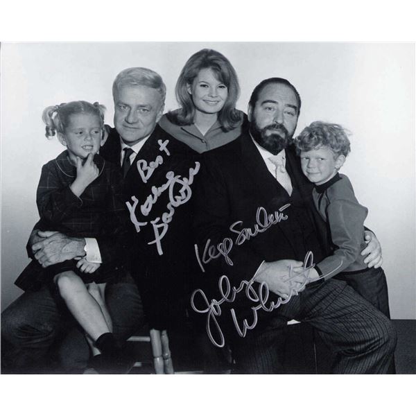 Johnny Whitaker/Kathy Garver signed photo