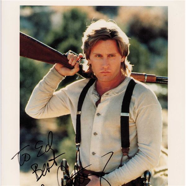 Emilio Estevez signed photo