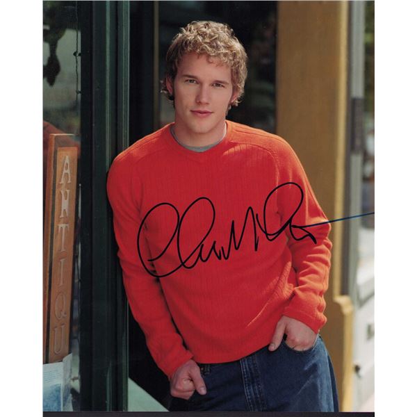 Chris Pratt signed photo
