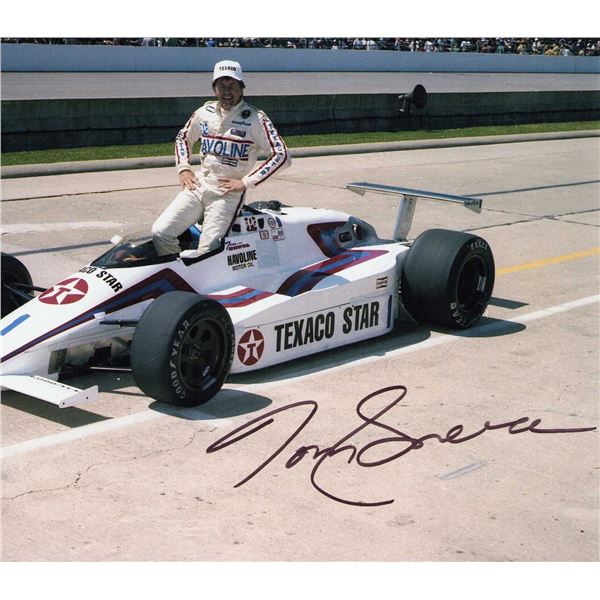 Tom Sneva signed photo