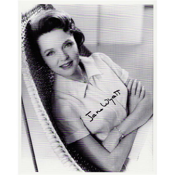 Jane Wyatt signed photo