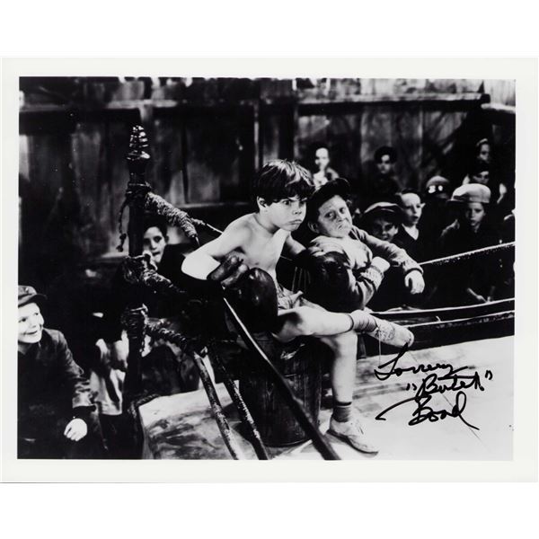 Tommy Bond signed photo
